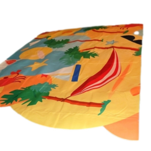 𝅺microfiber quick-dry beach blanket, packs tiny,  Brand new